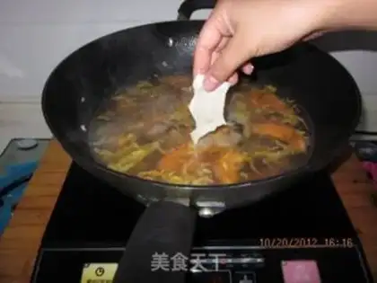 Make Water and ramen step 6