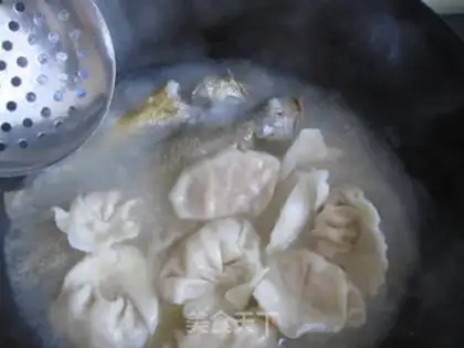 Make Little yellow fish dumplings step 8