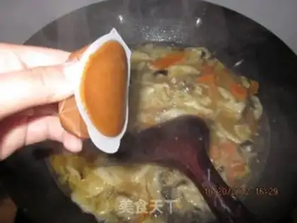 Make Water and ramen step 7