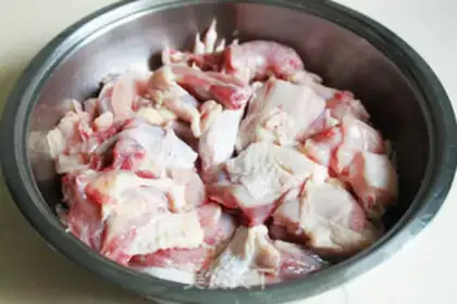 Make Three chickens step 1