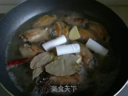 Make Chicken wings of beer sauce step 8