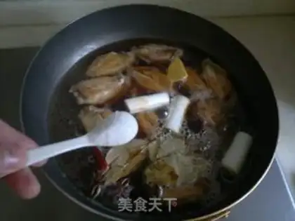Make Chicken wings of beer sauce step 11