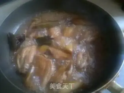 Make Chicken wings of beer sauce step 13