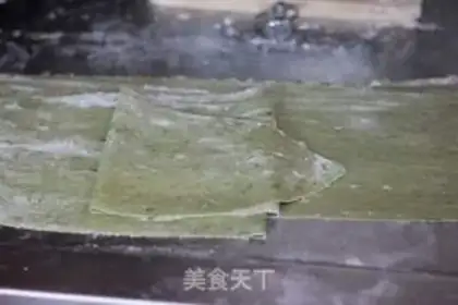 Make Green noodles step 5