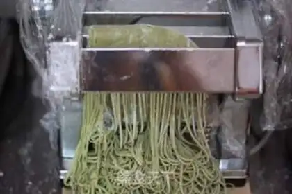 Make Green noodles step 6