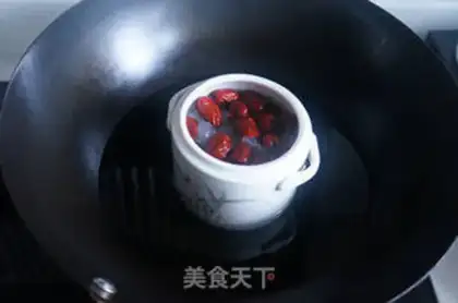 Make ♪ Snow toad and red-tree papaya stew ♪ step 1