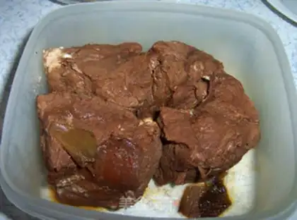 Make The bean sauce with beef step 7
