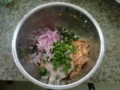 Make Squid dumplings step 3