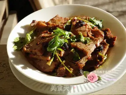 Make The bean sauce with beef step 11