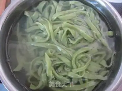Make Three noodles step 1