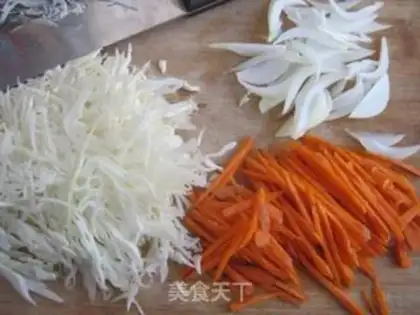 Make Three noodles step 3