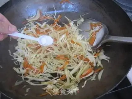 Make Three noodles step 8
