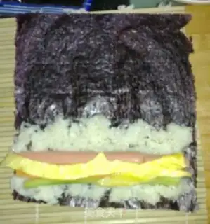 Make Simple sushi step 3