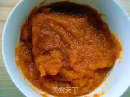Make Pumpkin rice step 1