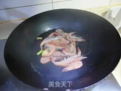 Make Shrimp burns the melon step 2