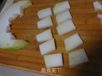 Make Shrimp burns the melon step 4