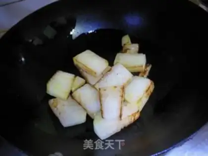 Make Shrimp burns the melon step 7