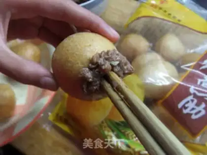 Make Noodles and meat step 2