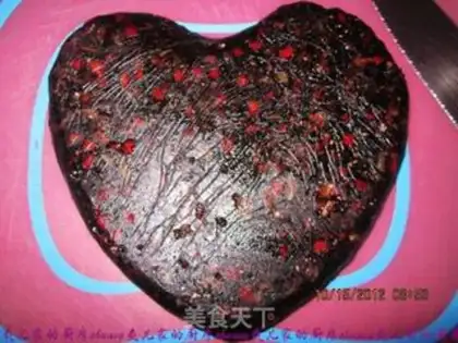Make "Red-tree gel cake." step 8