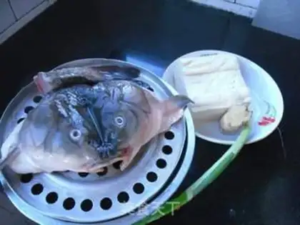 Make Fish-head tofu step 0