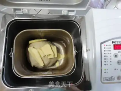 Make Almond milk toast step 1