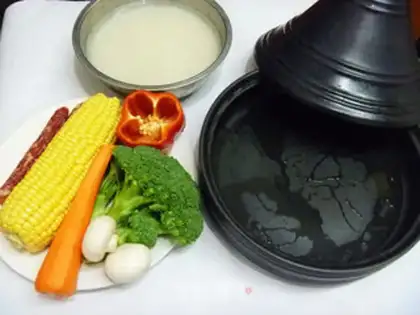 Make Corn sausage step 0