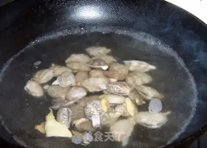 Make # Burning clams # step 5