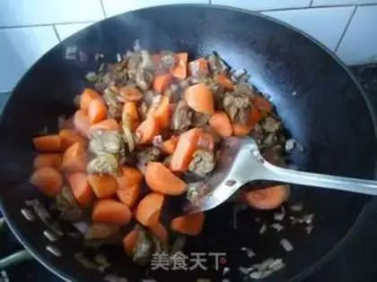 Make Cow-covered rice step 8