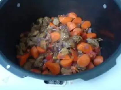 Make Cow-covered rice step 10
