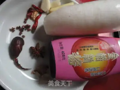 Make Duck with radish sauce step 1