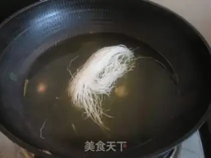 Make A spinach fan step 3