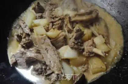 Make Duck with radish sauce step 7