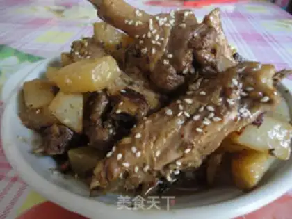 Make Duck with radish sauce step 8