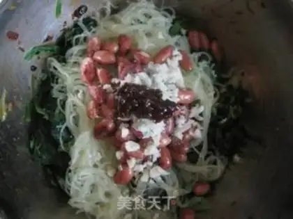Make A spinach fan step 7