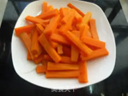 Make Kim Sha carrots step 5