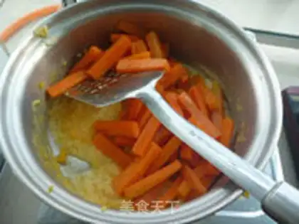 Make Kim Sha carrots step 9