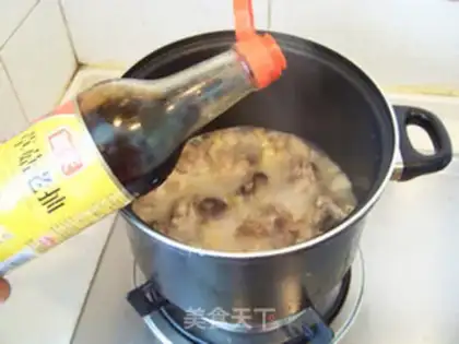 Make Potato burn ribs step 1