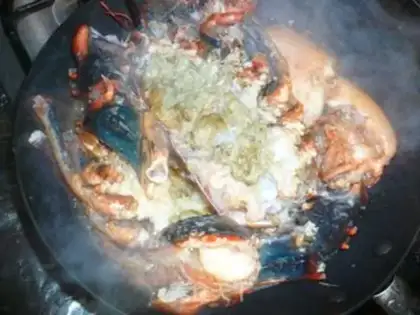 Make ♪ And spicy wild blue lobster ♪ step 6