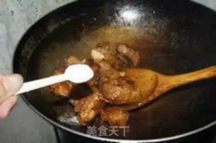 Make Potato burn ribs step 5
