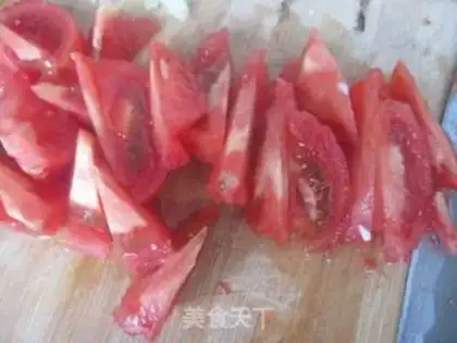 Make Tomato fried head step 0