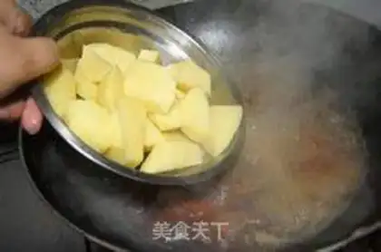 Make Potato burn ribs step 7