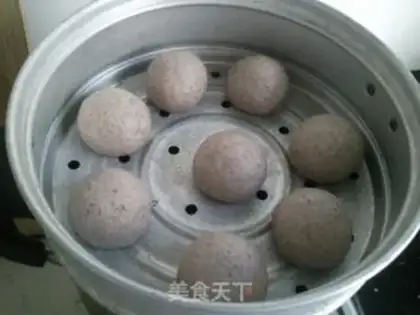Make Soybean sesame sack step 4