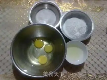Make French sponge cake step 0
