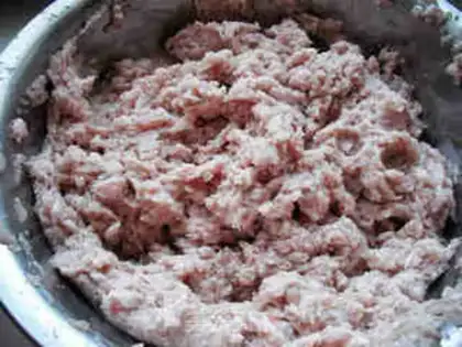 Make A fish dumpling step 1