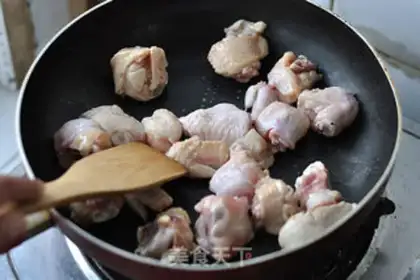 Make No oily mushroom chicken step 5