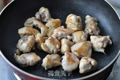 Make No oily mushroom chicken step 6
