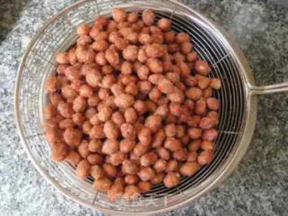 Make Souffle peanut rice step 4
