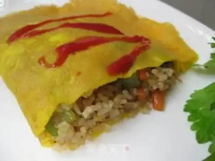 Make Egg-covered rice step 11