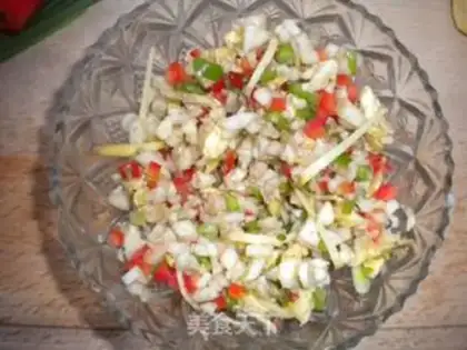 Make Apple garlic shrimp step 1