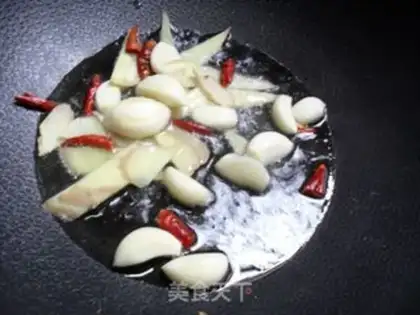 Make Red-burned horsefish step 2